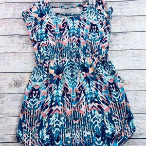 American Eagle sz L printed short sleeve dress